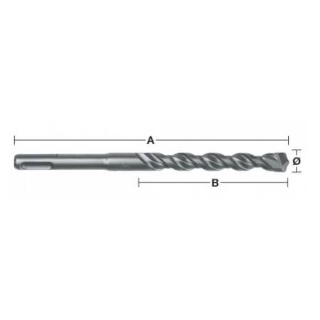 4932371711 Τρυπάνι SDS-Plus 2 Κοπών - 10 τεμ. Ø 14 mm, 260 mm