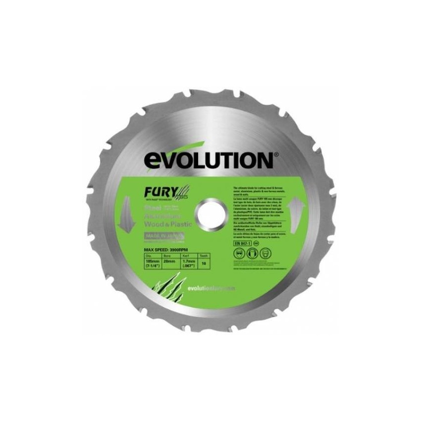 Multi Blade Fury Δίσκος Κοπής 185mm
