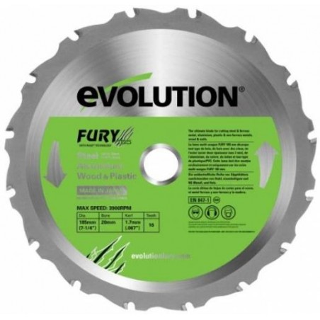 Multi Blade Fury Δίσκος Κοπής 185mm