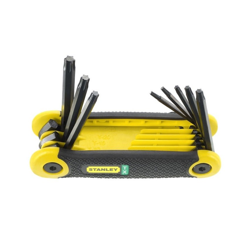 TORX Αναδιπλούμνεο Σετ Εξάγωνων Κλειδιών – 8 Τεμ.