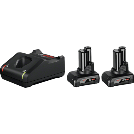 Set Φορτιστής GAL 12V-40 + 2 μπαταρίες GBA 12V 3.0Ah