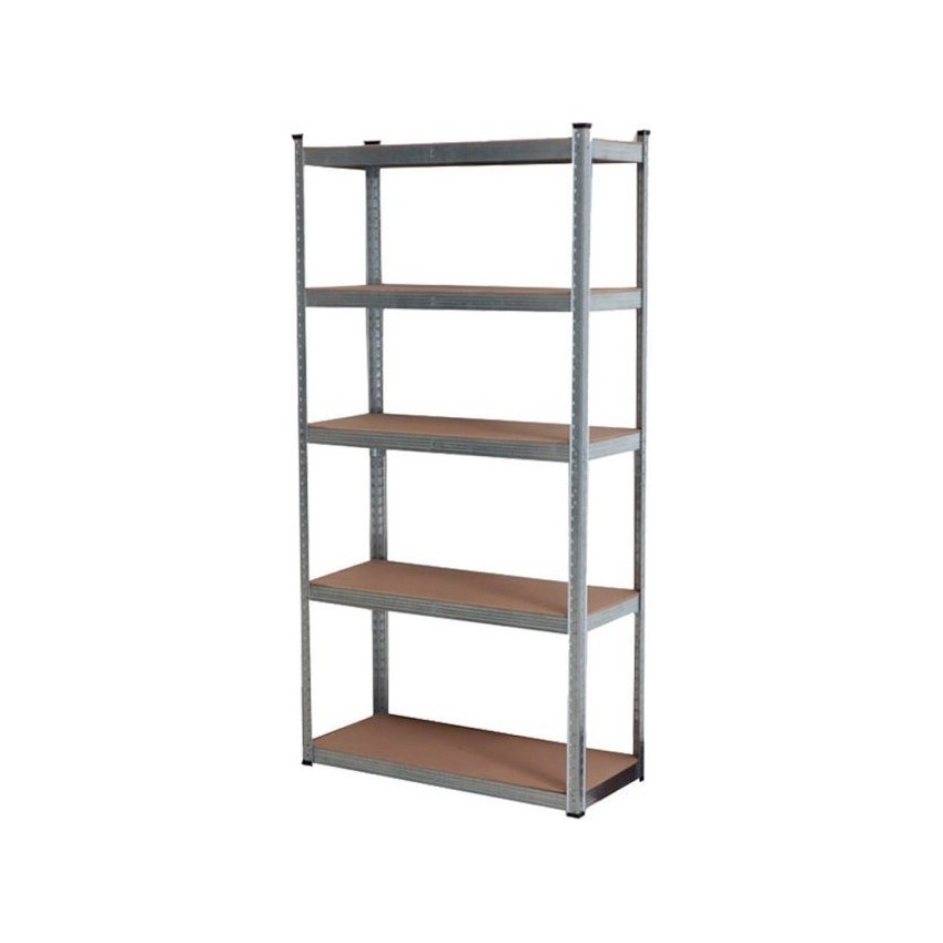 BSR1900 Ραφιέρα Γαλβανιζέ 5 Ράφια MDF