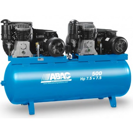 PRO B6000 500LT T7.5 - 7.5HP Αεροσυμπιεστής Με Ιμάντα Διπλής Κεφαλής