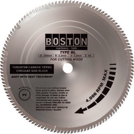 BL-25080 Δίσκος Κοπής Ξύλου Για Πάνελ Διπλής Όψης - Μελαμίνης