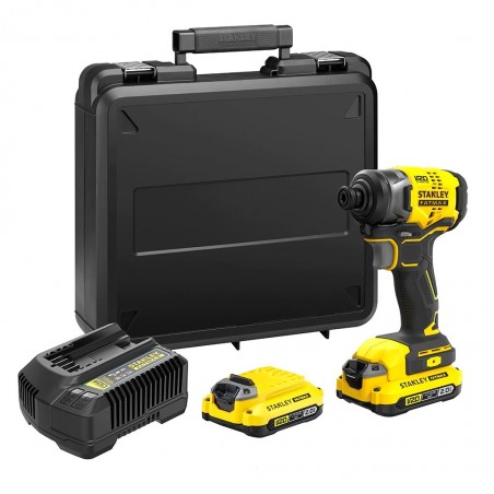 SFMCF810D2K-QW FATMAX® V20 BRUSHLESS 18V Παλμικό Κατσαβίδι (2x2.0Ah)