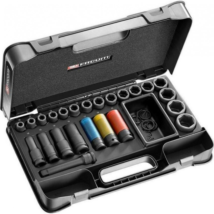 NS.550BPB Σετ Κρουστικά Καρυδάκια 1/2" 23 Τεμάχια 10-32mm