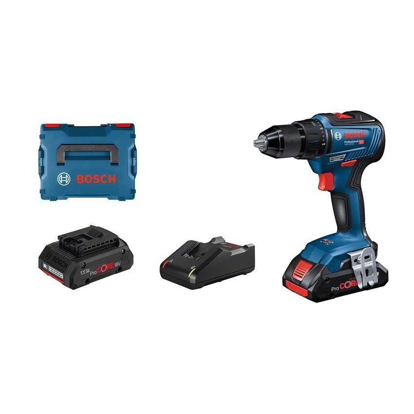 GSR 18V-55 Professional Δραπανοκατσάβιδο Μπαταρίας (2x4.0Ah)