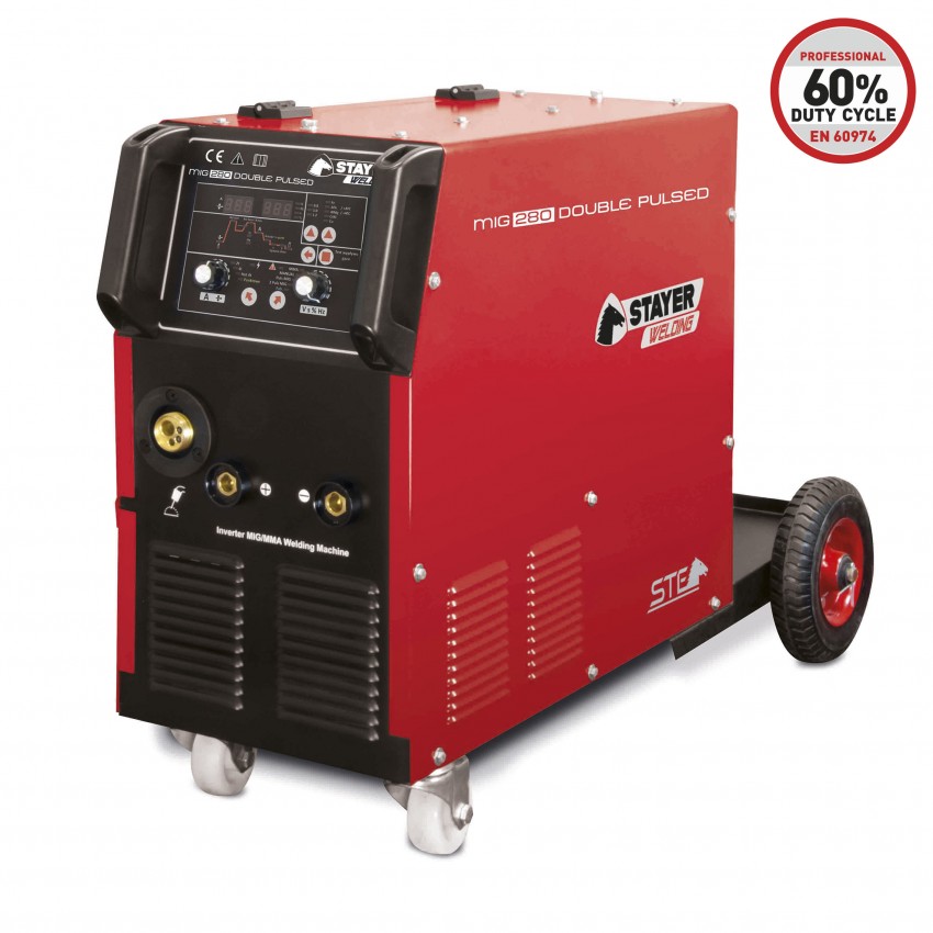 MIG 280 DOUBLE PULSED Ηλεκτροσυγκόλληση Σύρματος Inverter