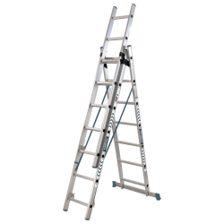 BHL5100 Σκάλα Τριπλή Αλουμινίου 3x11