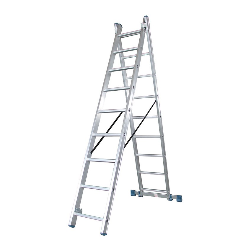 BHL5150 Σκάλα Διπλή Αλουμινίου 2x13