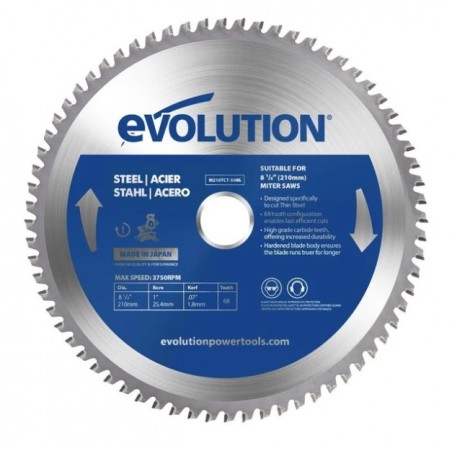 M210TCT-50CS Steelblade Δίσκος Κοπής Χάλυβα 210mm