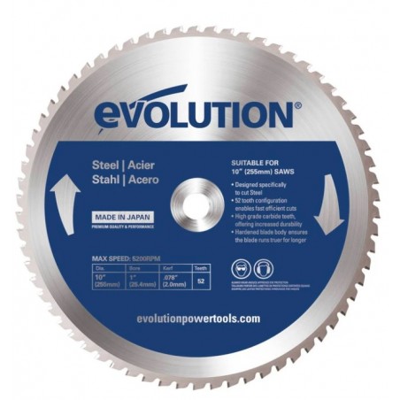 M255TCT-52MS Steelblade Δίσκος Κοπής Χάλυβα 255mm