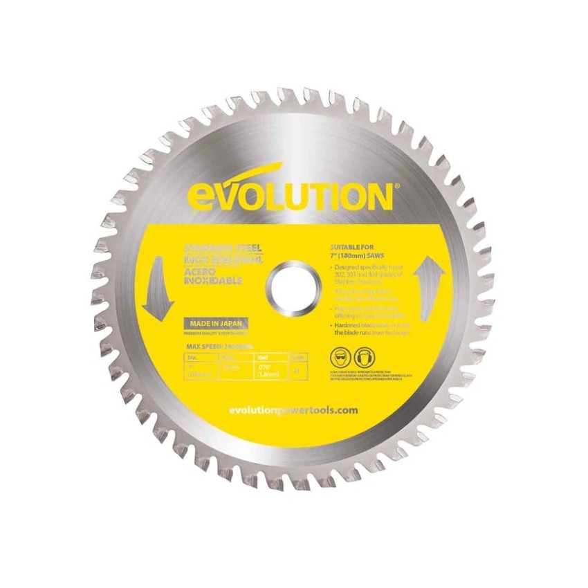 S185TCT-48CS Stainless Blade Δίσκος Κοπής Ανοξείδωτου Χάλυβα 185mm