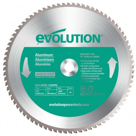 A355TCT-80CS Aluminium Blade Δίσκος Κοπής Αλουμινίου 355mm A355TCT-80CS Aluminium Blade Δίσκος Κοπής Αλουμινίου 355mm