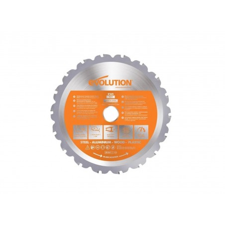 R165TCT-18CS Multiblade Δίσκος Κοπής Πολλαπλών Υλικών 165mm