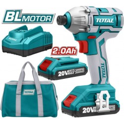 TIRLI2002 Παλμικό Κατσαβίδι Μπαταρίας 20V (2x2.0Ah)