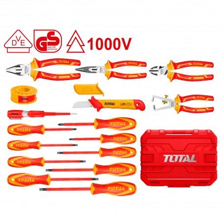 THKITH1601 Κασετίνα Εργαλείων Χειρός 1000V VDE - 16 Τεμάχια