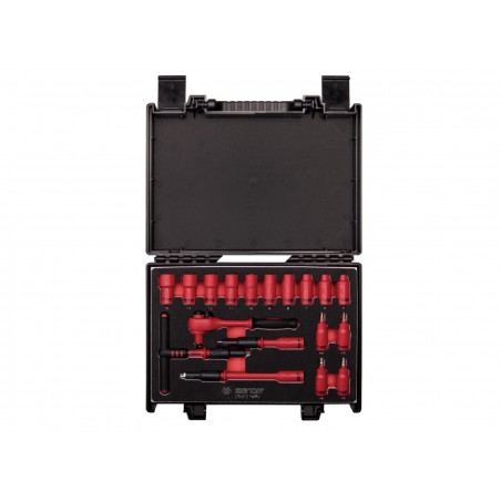 25VE01MRV Κασετίνα Καρυδάκια 1/4'' 18τμχ 1000V