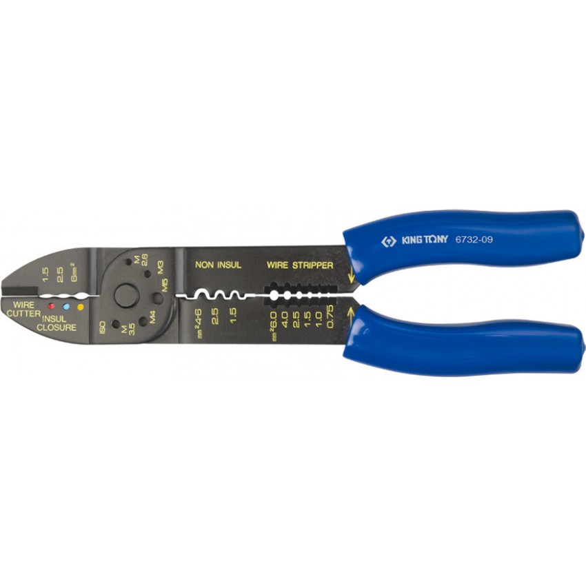 6732-09 Γδάρτης κόφτης 1,5 - 6 Πρέσα Καλωδίων Γκρίπ