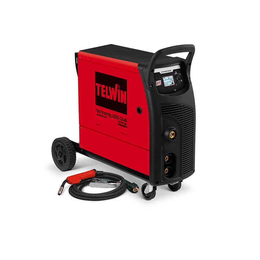 TECHNOMIG 225 DUAL SYNERGIC Ηλεκτροκόλληση Σύρματος Inverter MIG- MAG/FLUX/BRAZING/TIG DC