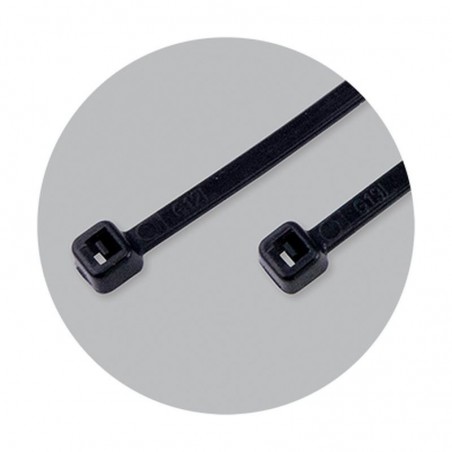 70790 Δεματικά Καλωδίων Μαύρα  370mmx4,8mm (100 τεμάχια)
