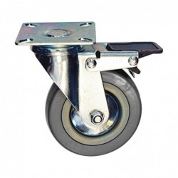 27552 Ρόδα Περιστρεφόμενη με Φρένο ∅65mm 6x6x8.5cm