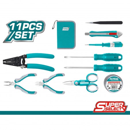 TKETS0111 Κασετίνα Εργαλείων Ηλεκτρολόγου SUPER SELECT 11 Τεμαχίων