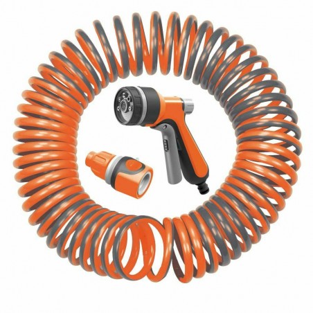 692149 Σετ Σωλήνα Σπιράλ με Πιστόλι Εκτόξευσης Νερού και Αντάπτορες