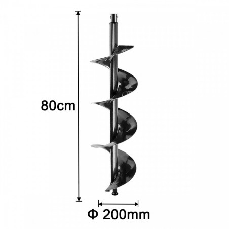 GEA55221.A.200 Αρίδα Γεωτρυπάνου Ø20x80cm