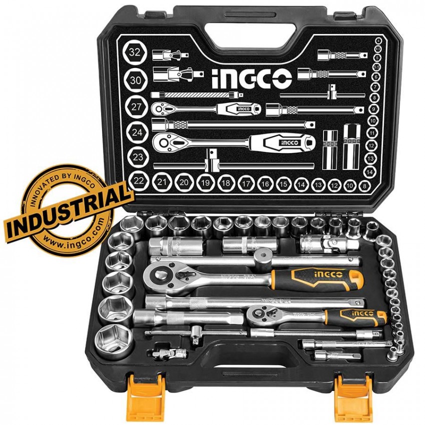 HKTS42441 Σετ Καρυδάκια 1/4" & 1/2" - 44 Τεμάχια