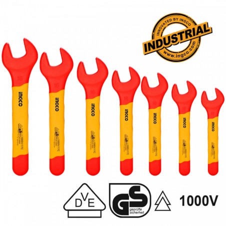 HKISPA0701 Σετ Κλειδιά Γερμανοπολύγωνα Ηλεκτρολόγου VDE - 7 Τεμάχια