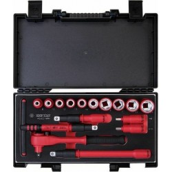 45VE01MRV Κασετίνα Καρυδάκια 1/2'' 1000V -  16 Τεμάχια