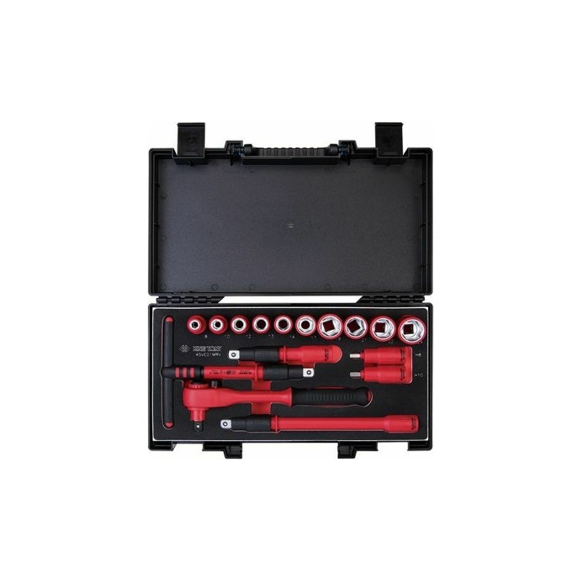 45VE01MRV Κασετίνα Καρυδάκια 1/2'' 1000V -  16 Τεμάχια