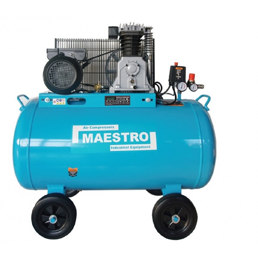 MAC-150PC Αεροσυμπιεστής Επαγγελματικός με Ιμάντα 150Lt