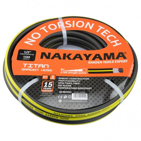 GH6100 Λάστιχο Titan 3 Επιστρώσεις 1/2'' 15m