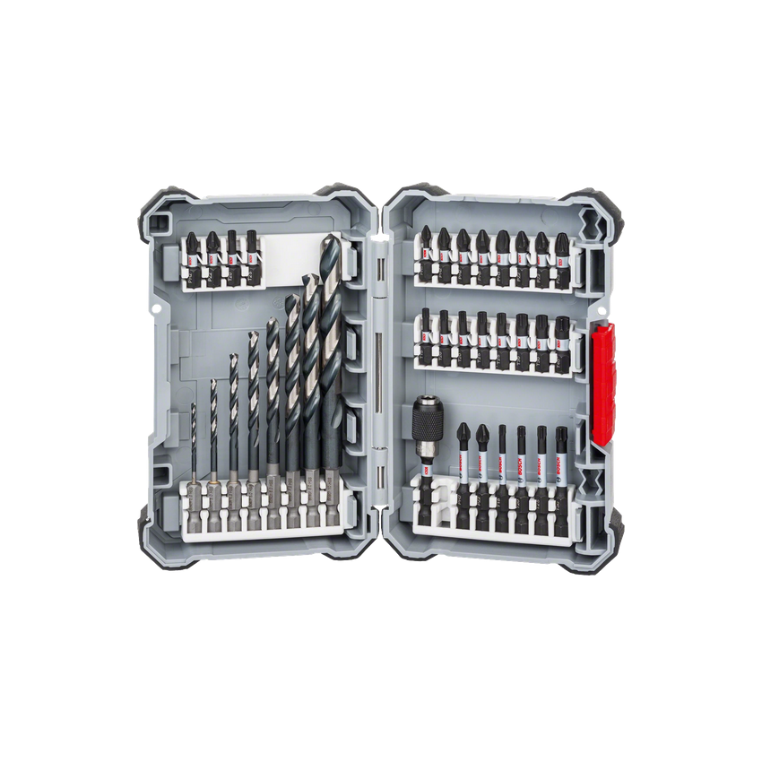 Pick and Click Impact Control Σετ Ελικοειδών Τρυπανιών & Κατσαβιδόλαμων HSS - 35 Τεμαχίων