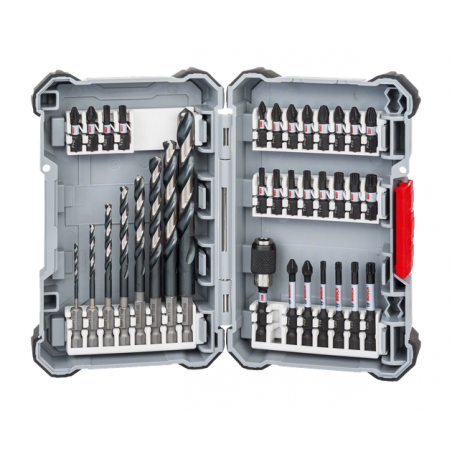 Pick and Click Impact Control Σετ Ελικοειδών Τρυπανιών & Κατσαβιδόλαμων HSS - 35 Τεμαχίων