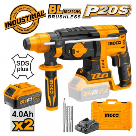 CRHLI202287 Πιστολέτο Περιστροφικό Κρουστικό Σκαπτικό Μπαταρίας 20V (2x4.0Ah)