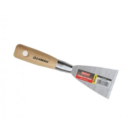 72512 Σπάτουλα με Ξύλινη Λαβή 65mm