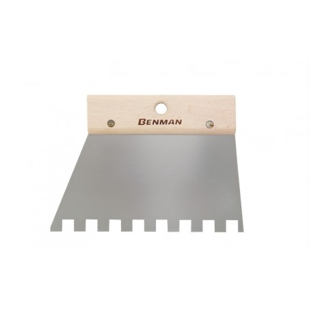 Σπάτουλα Inox Πλακάδων με Τετράγωνο Δόντι 6x6mm
