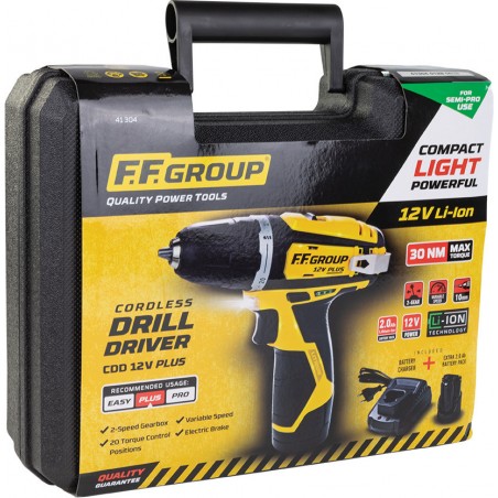 CDD 12V PLUS Δραπανοκατσάβιδο Μπαταρίας 12V (2x2.0Ah)