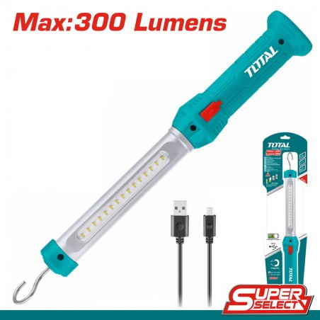 TWLI35261 Λάμπα Συνεργείου Επαναφορτιζόμενη 300Lm