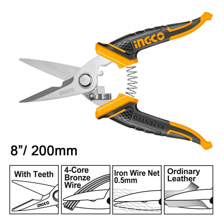 HES0188 Πολυψάλιδο 200mm
