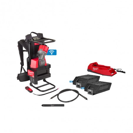 4933479593 MX FUEL ONE-KEY CVBPKIT-602 Backpack Δονητής Σκυροδέματος (2x6.0Ah)