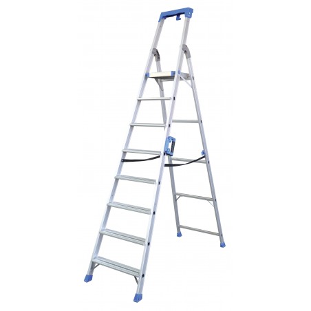 HEAVY DUTY Σκάλα Αλουμινίου 7+1