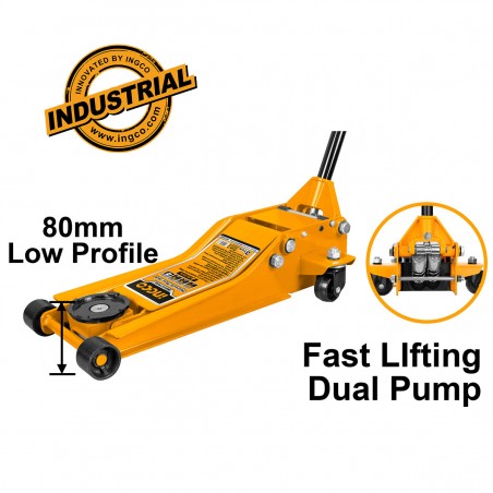 HFJ304 Υδραυλικός Γρύλος - Καρότσι Χαμηλού Προφίλ 3Τon