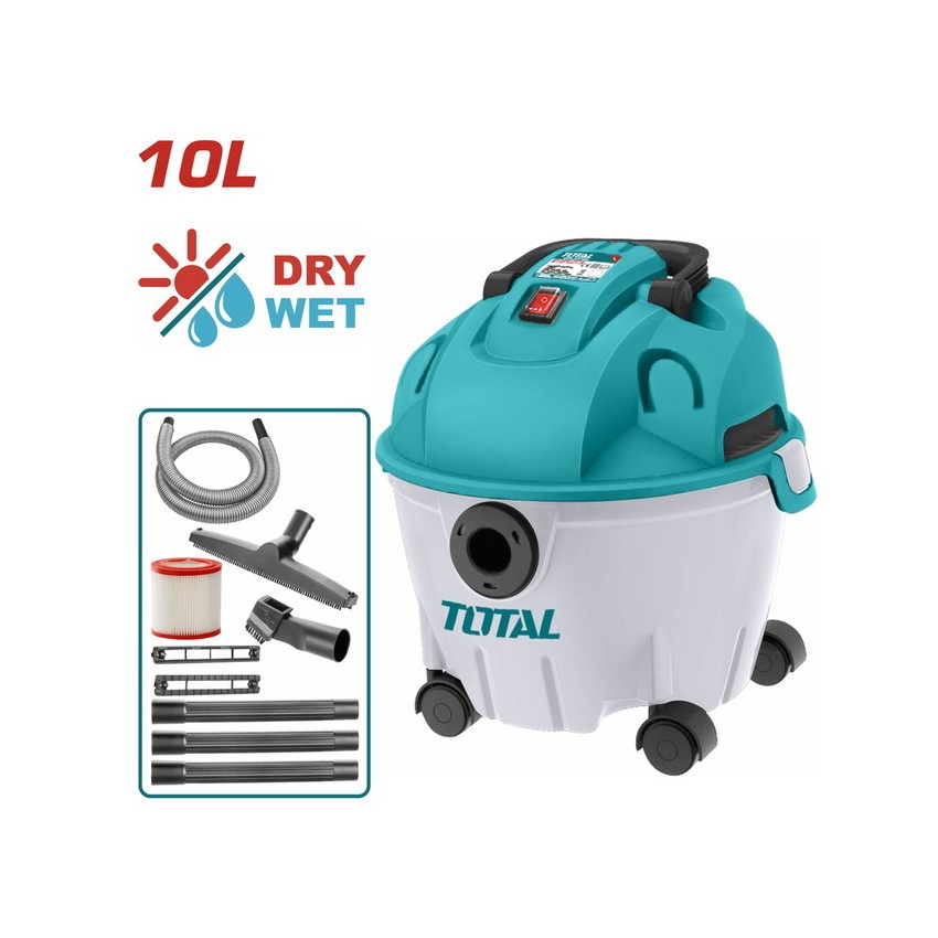 TVC12101 Σκούπα Ξηράς & Υγρής Αναρρόφησης 10Lt 1200W