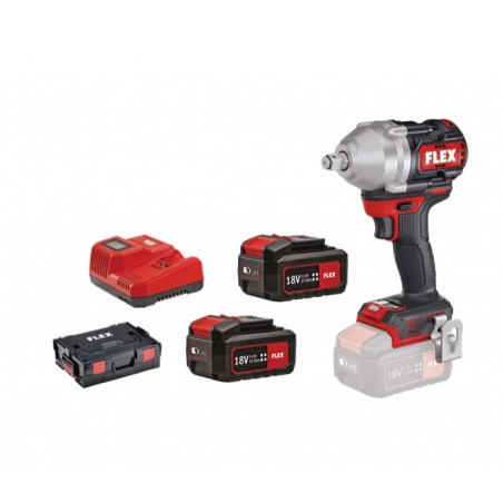 IW 1/2" 750 18.0-EC/5.0 Μπουλονόκλειδο Μπαταρίας 18V (2x5.0Ah)