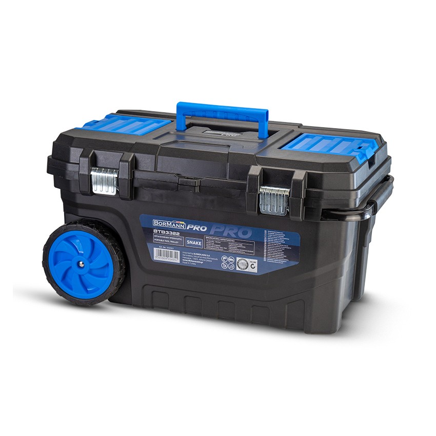 BTB3322 Εργαλειοθήκη Πλαστική ''SNAKE'' με Ρόδες