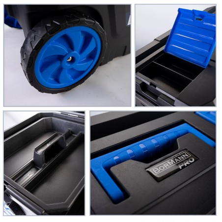 BTB3322 Εργαλειοθήκη Πλαστική ''SNAKE'' με Ρόδες